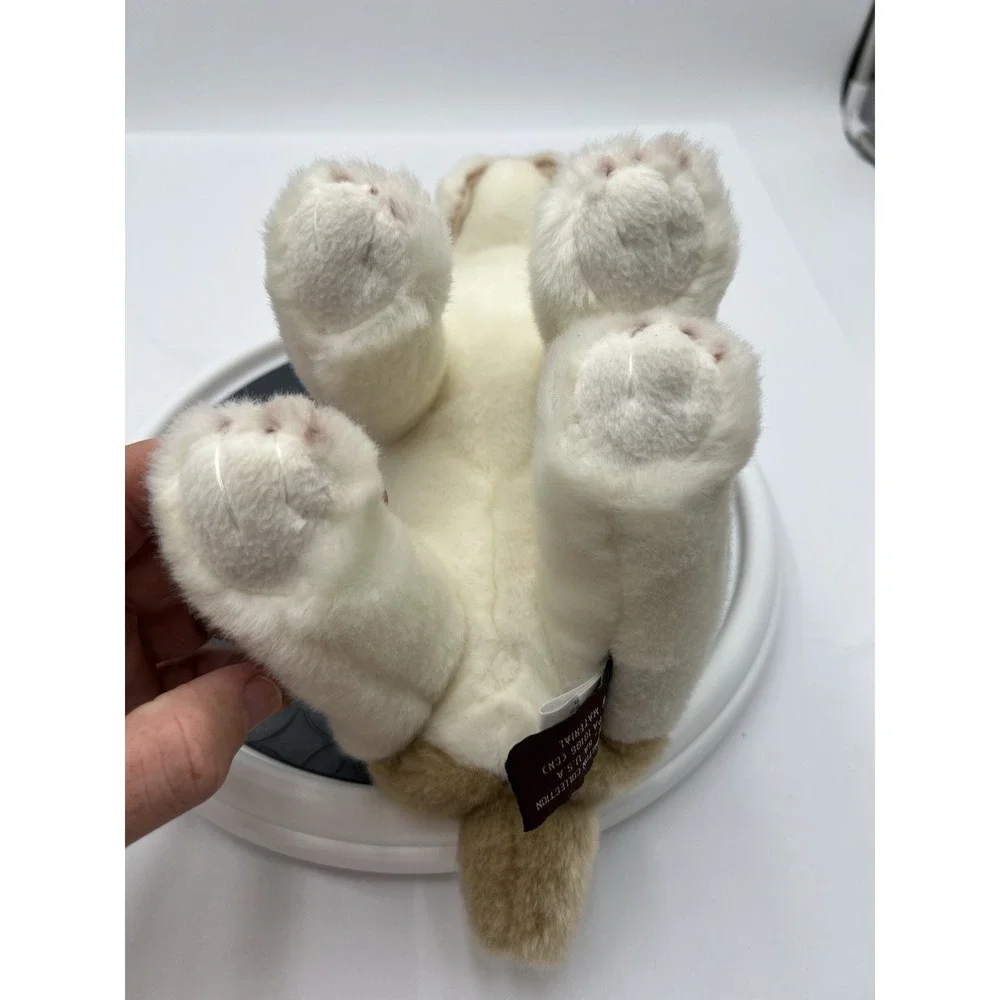 French Bulldog Realistic Stuffed Plush, Tan & White-Bearington collection